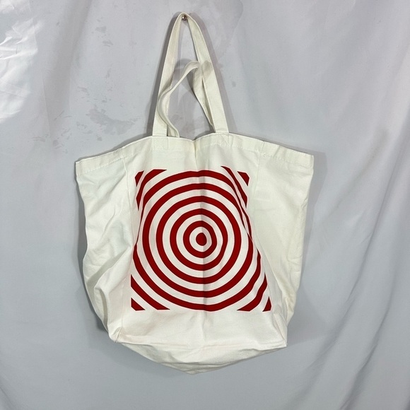 Target bullseye canvas tote bag - Picture 2 of 9